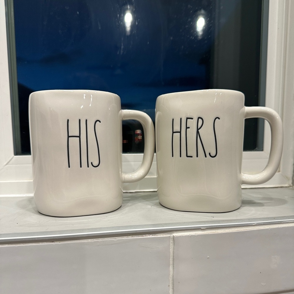 His & Her Rae Dunn Mugs